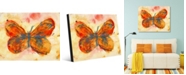 Creative Gallery Ho Oneno Butterfly Abstract Portrait Metal Wall Art Print - 16" x 20"